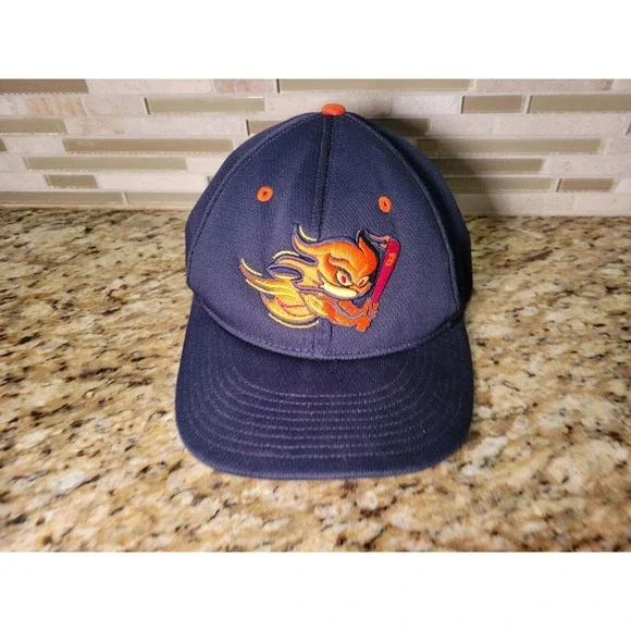 Richardson Dryve Hat Navy Blue Baseball Cap Embroidered Logo Fitted Small-Medium - Picture 13 of 14